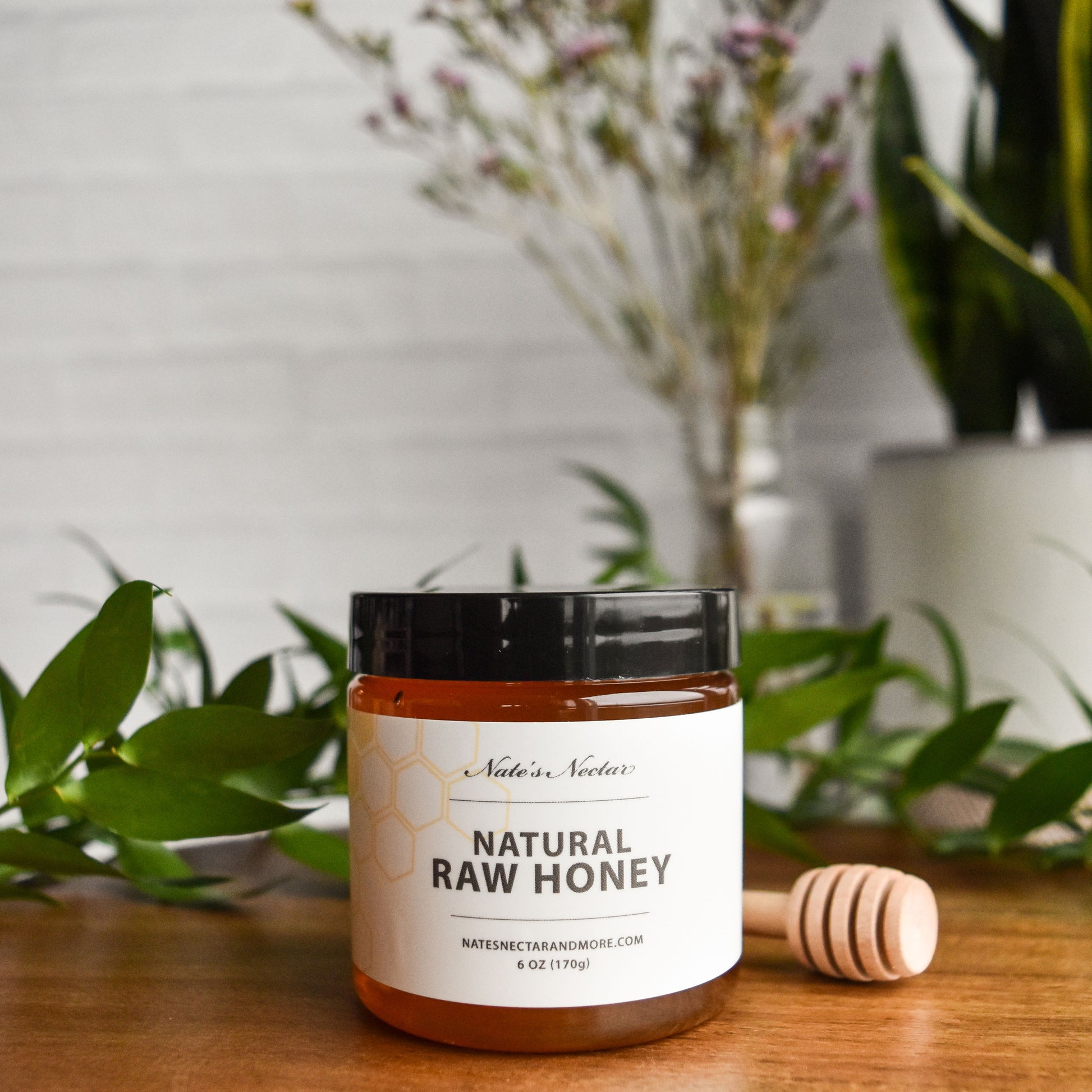 Nate's Nectar 6 oz Natural Raw Honey