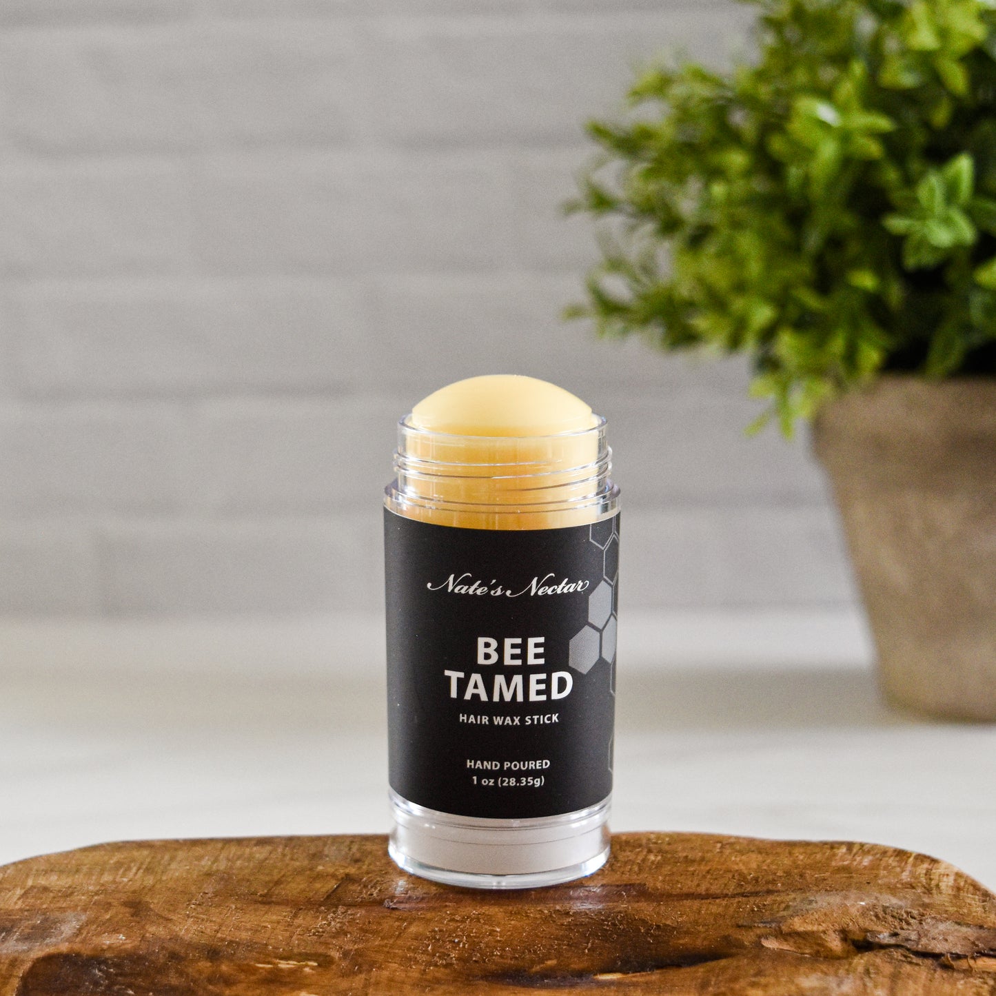 Bee Tamed Hair Wax Stick, natural beeswax hair care