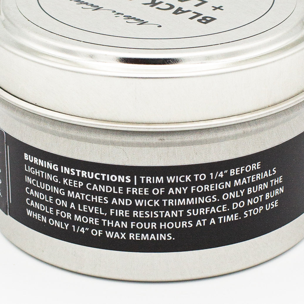 Balsam Fir Beeswax Candle, Nate's Nectar Winter Beeswax Candle Collection, 4 oz tin