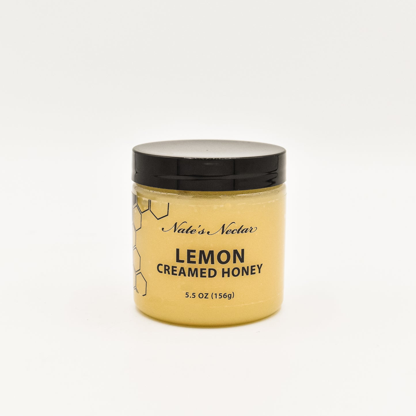 Lemon Creamed Honey, Nate's Nectar Creamed Honey, natural ingredient spread, 5.5 oz jar