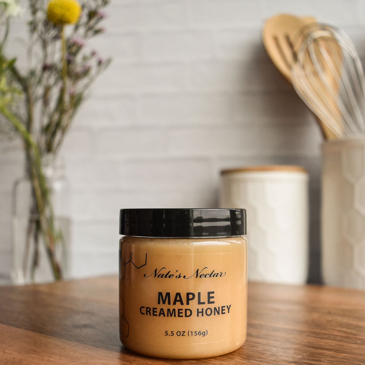 Nate's Nectar Maple Creamed Honey, clean ingredient spread, natural ingredients