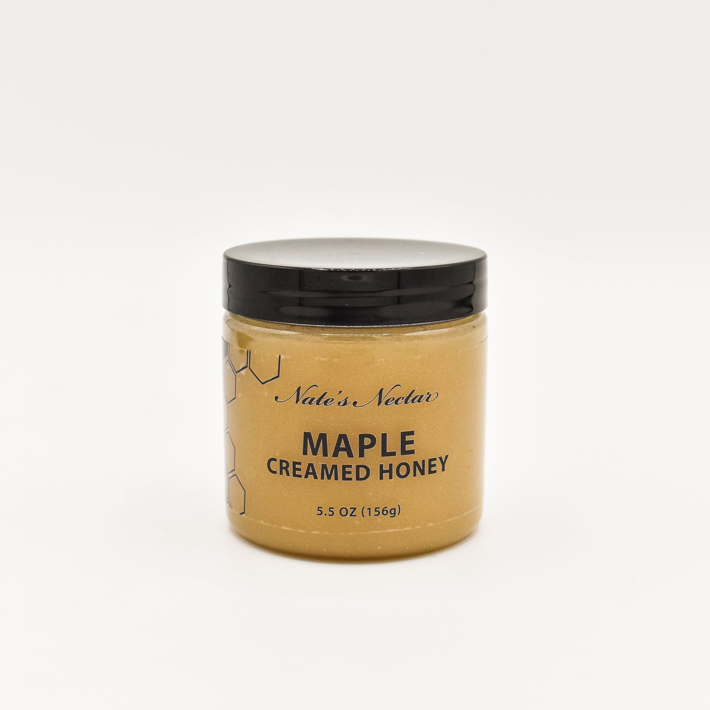 Nate's Nectar Maple Creamed Honey, 5.5 oz jar, spread on pastries and snacks