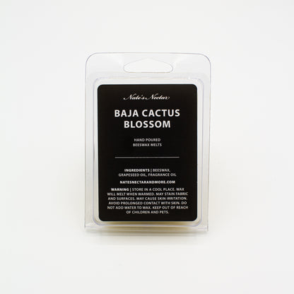 Baja Cactus Blossom, Nate's Nectar Beeswax Candle, candle melt