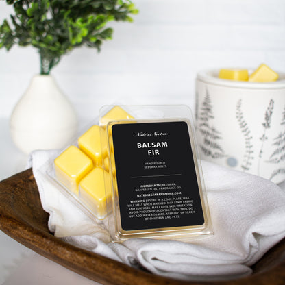 Balsam Fir Beeswax Candle, Nate's Nectar Winter Beeswax Candle Collection, candle melt