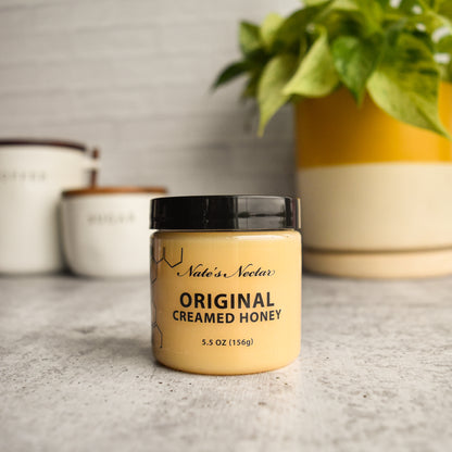 Nate's Nectar Original Creamed Honey, clean ingredient spread, natural ingredients