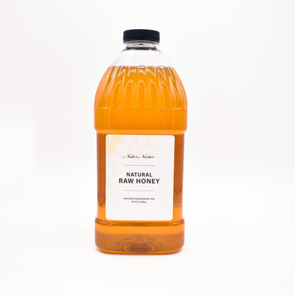 Nate's Nectar Natural Raw Honey, 5 lb squeeze bottle